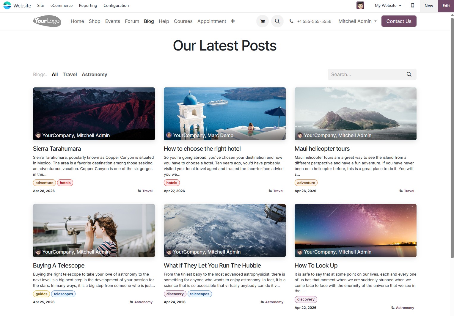 Odoo Blog